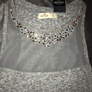 Jeweled high neck tank